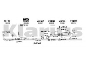 KLARIUS 960170U išmetimo sistema 
 Išmetimo sistema -> Išmetimo sistema, visa