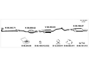 EBERSPÄCHER 082364 išmetimo sistema 
 Išmetimo sistema -> Išmetimo sistema, visa