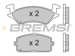 BREMSI BP2324 stabdžių trinkelių rinkinys, diskinis stabdys 
 Techninės priežiūros dalys -> Papildomas remontas
0446510010, 0446510011, 0446510030