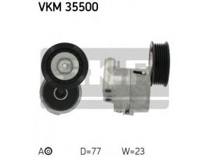 SKF VKM 35500 įtempiklio skriemulys, V formos rumbuotas diržas 
 Diržinė pavara -> V formos rumbuotas diržas/komplektas -> Įtempiklio skriemulys
13 40 536, 13 40 547, 63 40 538