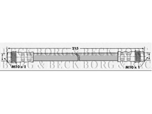 BORG & BECK BBH6841 stabdžių žarnelė 
 Stabdžių sistema -> Stabdžių žarnelės
4621100QAA, 4621100QAB, 7700304969