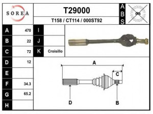 EAI T29000 kardaninis velenas
5409697