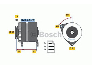 BOSCH 0 986 033 940 kintamosios srovės generatorius 
 Elektros įranga -> Kint. sr. generatorius/dalys -> Kintamosios srovės generatorius
6074722, 81DB 10300 AA, 81DB 10300 BA