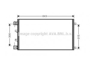 AVA QUALITY COOLING DN5283 kondensatorius, oro kondicionierius