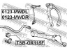 FEBEST 0123-MWDL šarnyro stabilizatorius 
 Ašies montavimas/vairavimo mechanizmas/ratai -> Stabilizatorius/fiksatoriai -> Savaime išsilyginanti atrama
48810-22040