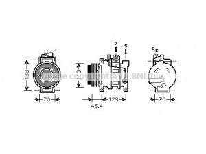 AVA QUALITY COOLING AIK227 kompresorius, oro kondicionierius 
 Oro kondicionavimas -> Kompresorius/dalys
8E0260805C