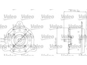 VALEO 698305 elektrovariklis, raditoriaus ventiliatorius 
 Aušinimo sistema -> Radiatoriaus ventiliatorius
1253-33, 125333, 1250-E6, 1250E6