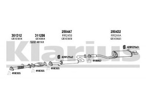 KLARIUS 120267E išmetimo sistema 
 Išmetimo sistema -> Išmetimo sistema, visa