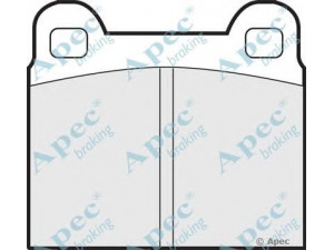 APEC braking PAD121 stabdžių trinkelių rinkinys, diskinis stabdys 
 Techninės priežiūros dalys -> Papildomas remontas
0060724069, 0060727286, 60724069