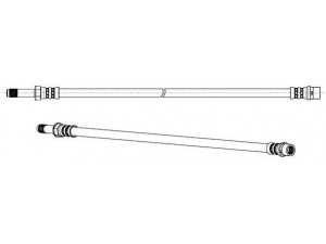 JURID 172963J stabdžių žarnelė 
 Stabdžių sistema -> Stabdžių žarnelės
9014280835