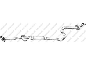 BOSAL 289-465 vidurinis duslintuvas 
 Išmetimo sistema -> Duslintuvas
18220-SR3-P01, 18220-SR3-X01