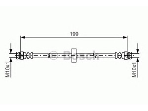 BOSCH 1 987 481 607 stabdžių žarnelė 
 Stabdžių sistema -> Stabdžių žarnelės
46456877, 51866057, 98825059