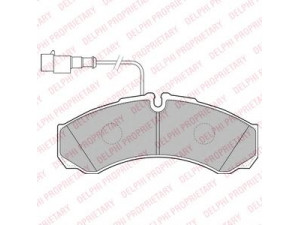 DELPHI LP2185 stabdžių trinkelių rinkinys, diskinis stabdys 
 Techninės priežiūros dalys -> Papildomas remontas
D4060-MB40A, 5001 868 609