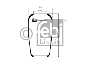 FEBI BILSTEIN 20757 dėklas, pneumatinė pakaba 
 Pakaba -> Pneumatinė pakaba
363 328 02 01