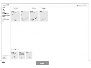 DINEX 147200013 išmetimo sistema