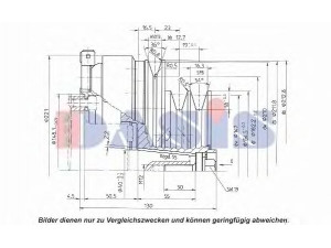 AKS DASIS 851313N magnetinė sankaba, oro kondicionieriaus kompresorius