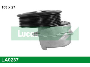 LUCAS ENGINE DRIVE LA0237 įtempiklio skriemulys, V formos rumbuotas diržas 
 Diržinė pavara -> V formos rumbuotas diržas/komplektas -> Įtempiklio skriemulys