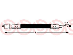 BREMBO T 15 003 stabdžių žarnelė 
 Stabdžių sistema -> Stabdžių žarnelės
96300046, 1987476243, BFH5388, PHD415