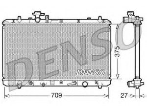 DENSO DRM47025 radiatorius, variklio aušinimas 
 Aušinimo sistema -> Radiatorius/alyvos aušintuvas -> Radiatorius/dalys
1770080J10