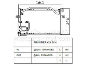 PARTS-MALL PXNCB-057 kondensatorius, oro kondicionierius
0K63C61480A, K63C61480A