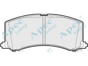 APEC braking PAD890 stabdžių trinkelių rinkinys, diskinis stabdys 
 Techninės priežiūros dalys -> Papildomas remontas
5580060G00, 5580060G00000, 5580061G50