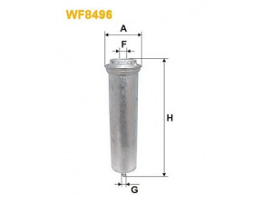 WIX FILTERS WF8496 kuro filtras 
 Techninės priežiūros dalys -> Papildomas remontas
13 32 7 788 700, 13 32 7 793 672