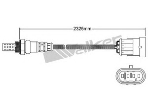 WALKER PRODUCTS 250-24311 lambda jutiklis 
 Išmetimo sistema -> Jutiklis/zondas
46805750