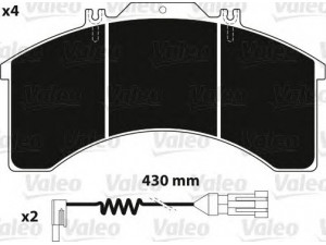 VALEO 882237 stabdžių trinkelių rinkinys, diskinis stabdys 
 Techninės priežiūros dalys -> Papildomas remontas
1906191, 1906416, 1906459, 2992479