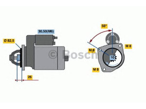 BOSCH 0 001 110 125 starteris 
 Elektros įranga -> Starterio sistema -> Starteris
46446291, 77167660, 46446291, 77167660
