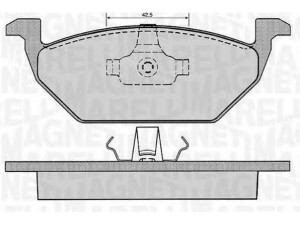MAGNETI MARELLI 363916060515 stabdžių trinkelių rinkinys, diskinis stabdys 
 Techninės priežiūros dalys -> Papildomas remontas
1J0693151A