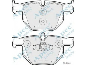 APEC braking PAD1611 stabdžių trinkelių rinkinys, diskinis stabdys 
 Techninės priežiūros dalys -> Papildomas remontas
34216769105, 34216775678, 34216791938