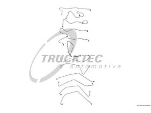 TRUCKTEC AUTOMOTIVE 01.13.054 aukšto slėgio vamzdžių komplektas, įpurškimo sistema
403 070 4933 cpl.3, 403 070 5133 cpl.2