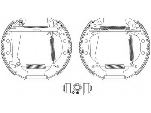 HELLA PAGID 8DB 355 004-981 stabdžių trinkelių komplektas 
 Techninės priežiūros dalys -> Papildomas remontas
007440071A, 007440077A, 115331140