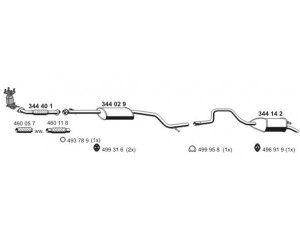 ERNST 030296 išmetimo sistema 
 Išmetimo sistema -> Išmetimo sistema, visa