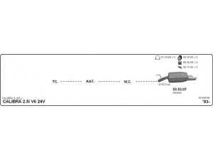 IMASAF 561000166 išmetimo sistema 
 Išmetimo sistema -> Išmetimo sistema, visa