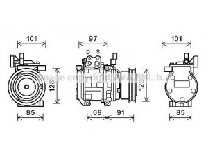 AVA QUALITY COOLING KAK208 kompresorius, oro kondicionierius 
 Oro kondicionavimas -> Kompresorius/dalys
977012E400, 977012E400