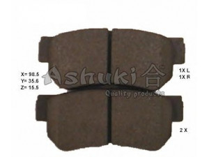 ASHUKI 1083-9050 stabdžių trinkelių rinkinys, diskinis stabdys 
 Techninės priežiūros dalys -> Papildomas remontas
58302-1CA10, 0 986 424 728/BOSCH