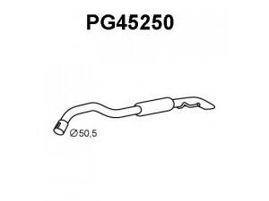 VENEPORTE PG45250 galinis duslintuvas 
 Išmetimo sistema -> Duslintuvas
1609040780