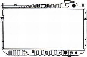 SAKURA  Automotive 1070-0105 radiatorius, variklio aušinimas