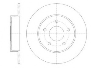 KAWE 6820 00 stabdžių diskas 
 Dviratė transporto priemonės -> Stabdžių sistema -> Stabdžių diskai / priedai
43206-4U101, 43206-4U103, 432064U101