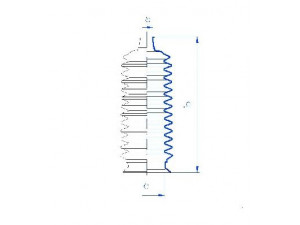 EKG 984140 gofruotoji membrana, vairavimas 
 Vairavimas -> Gofruotoji membrana/sandarinimai
45535-12100, 45535-33010