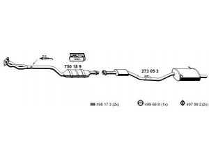 ERNST 020093 išmetimo sistema 
 Išmetimo sistema -> Išmetimo sistema, visa
