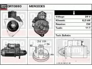 DELCO REMY DRT0880 starteris 
 Elektros įranga -> Starterio sistema -> Starteris
A4571510301