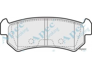 APEC braking PAD1329 stabdžių trinkelių rinkinys, diskinis stabdys 
 Techninės priežiūros dalys -> Papildomas remontas
13196405, 13196405, 13196405, 96405131