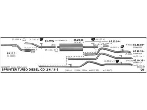 IMASAF 553000157 išmetimo sistema 
 Išmetimo sistema -> Išmetimo sistema, visa