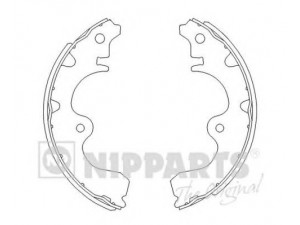 NIPPARTS J3502047 stabdžių trinkelių komplektas 
 Techninės priežiūros dalys -> Papildomas remontas
04495-10110, 04495-10120, 04495-16090