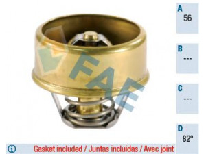 FAE 5201882 termostatas, aušinimo skystis 
 Aušinimo sistema -> Termostatas/tarpiklis -> Thermostat
77 01 348 139, 7932585117, 1337.59
