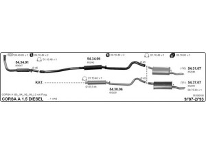 IMASAF 561000188 išmetimo sistema 
 Išmetimo sistema -> Išmetimo sistema, visa
