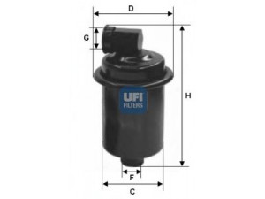 UFI 31.749.00 kuro filtras 
 Techninės priežiūros dalys -> Papildomas remontas
31911-02100