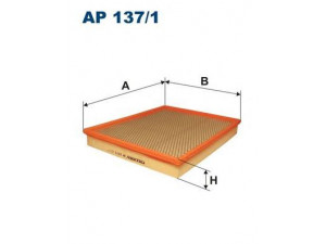 FILTRON AP137/1 oro filtras 
 Techninės priežiūros dalys -> Techninės priežiūros intervalai
1654600QAC, 7701044595, 4416392